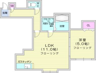 太平駅 徒歩5分 1階の物件間取画像